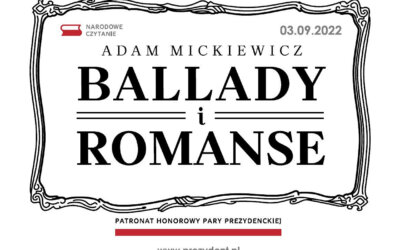 Wspólne czytanie Ballad i romansów Adama Mickiewicza
